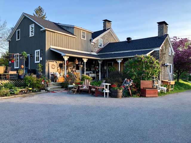 country side antiques building exterior