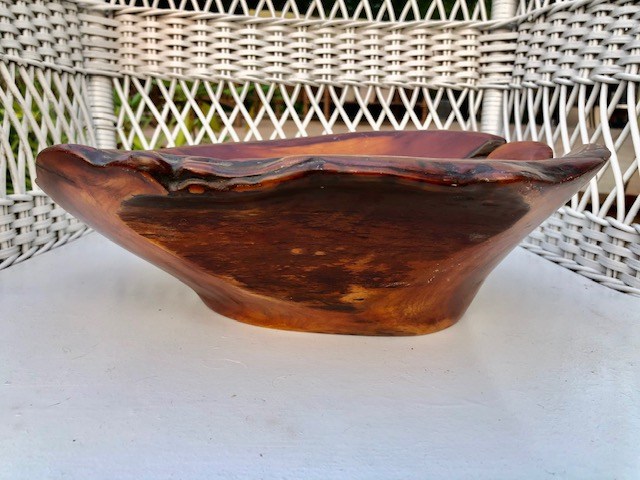 brown wooden basin