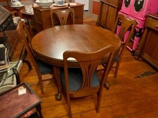 Wooden Table with chairs