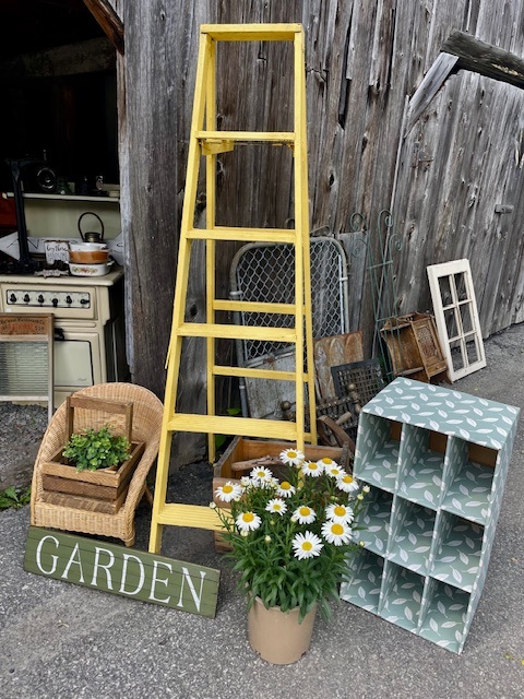 Wooden ladder